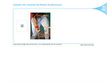 Tablet Screenshot of nobelaudiovisual.com